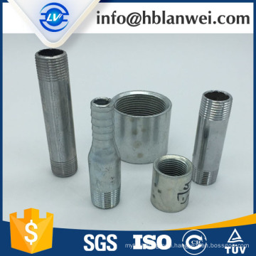 electric galvanized hose nipple